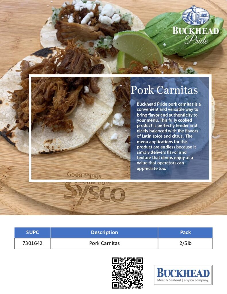 thumbnail of Buckhead Pork Carnita