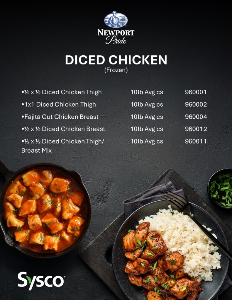 thumbnail of Diced Frozen Chicken