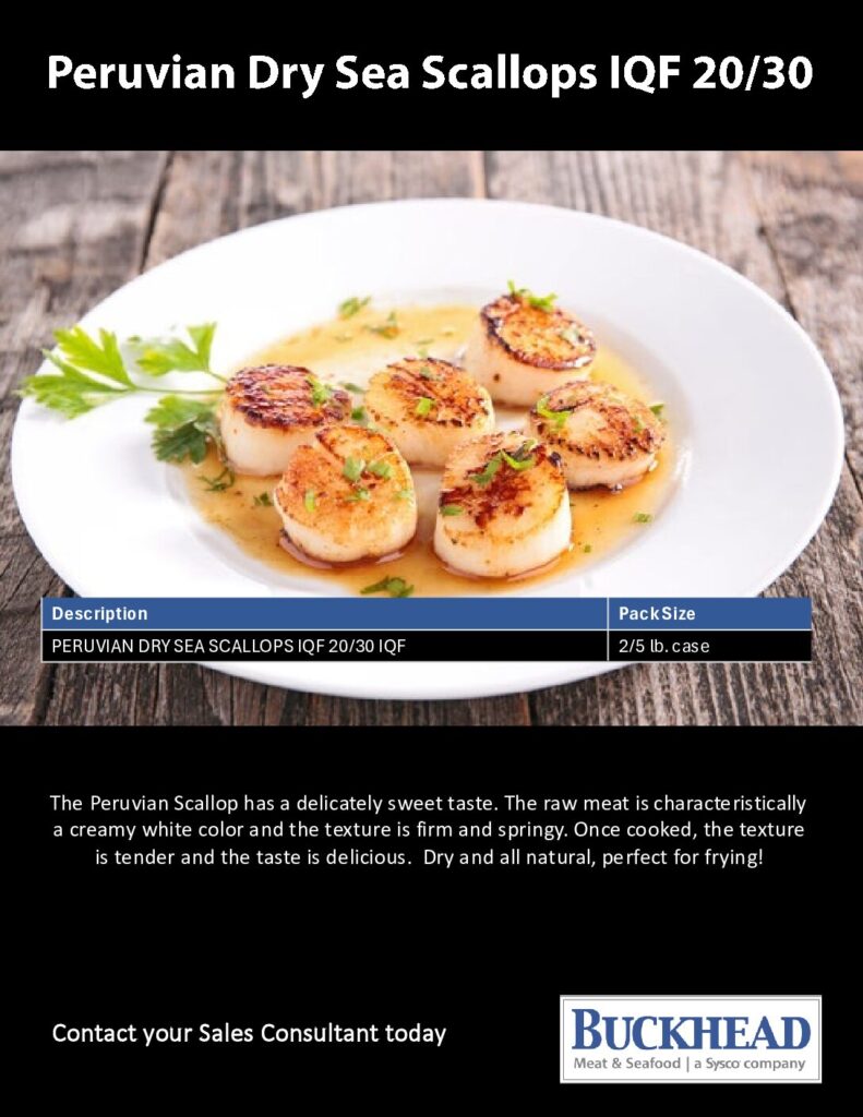 thumbnail of Peruvian Dry Sea Scallops
