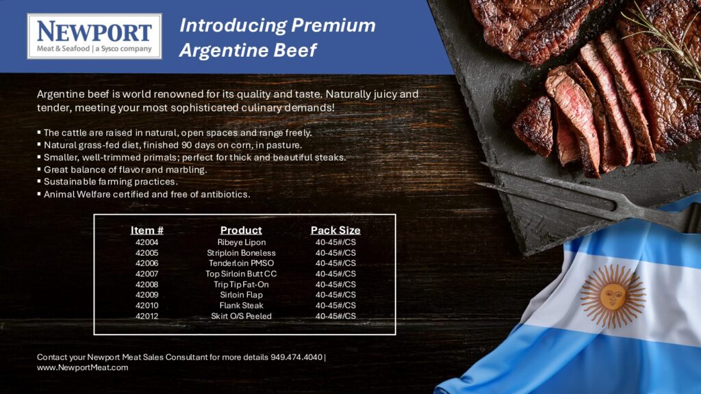 thumbnail of Premium Argentine Beef Newport