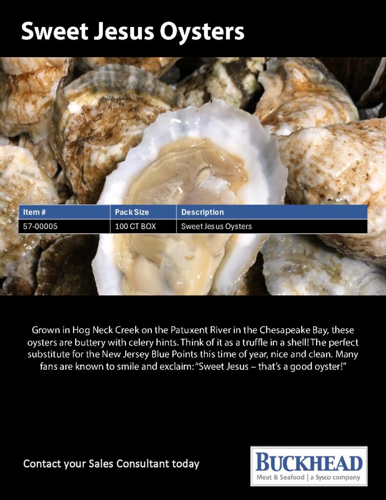 thumbnail of Sweet Jesus Oysters