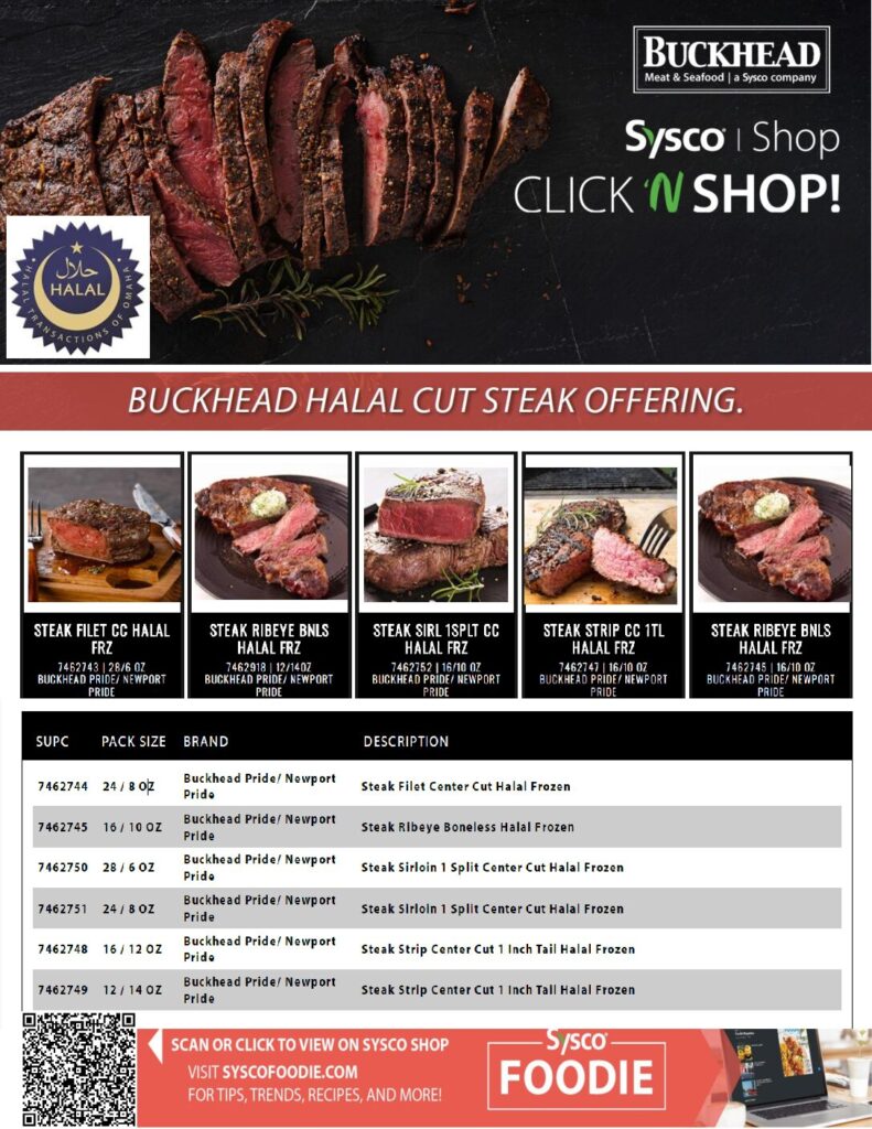 thumbnail of Halal Steak Offering